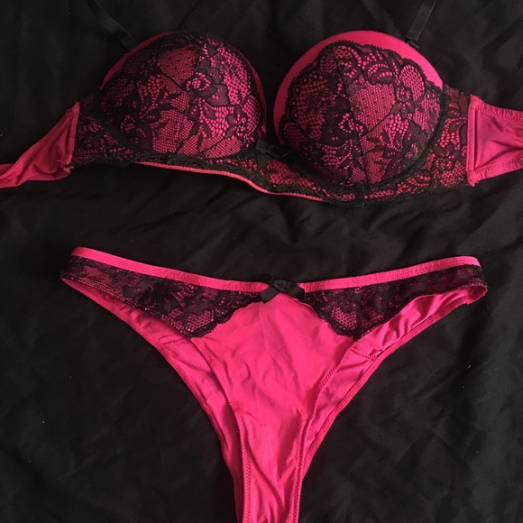 Push up set bras leopard and set fuchsia - Picture 6 of 6